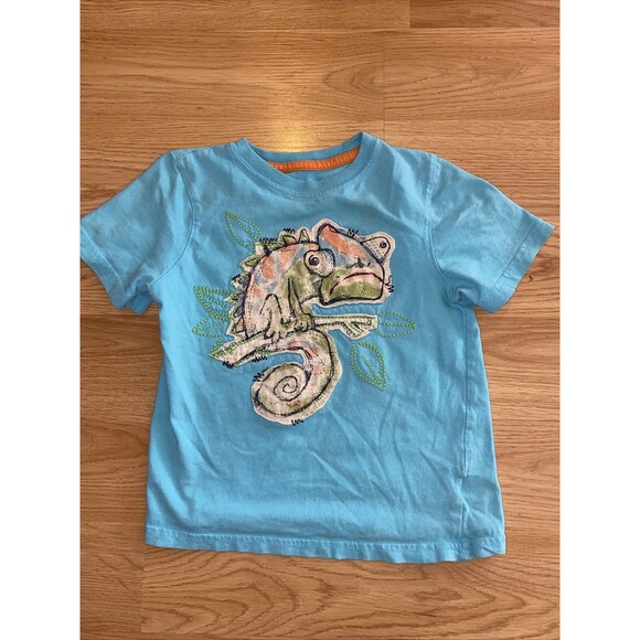 Jumping Beans 4t Blue Gecko Shirt - Picture 1 of 3